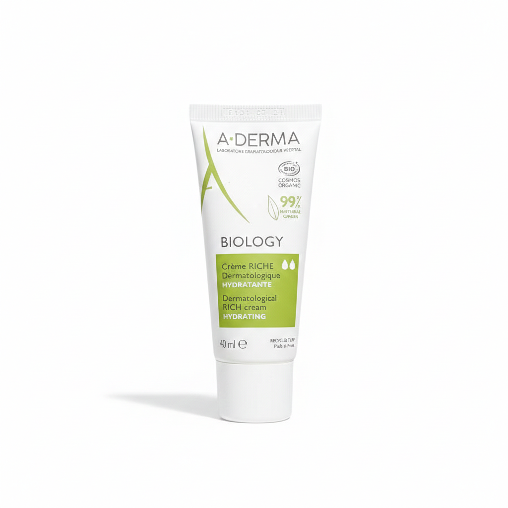 A-DERMA BIOLOGY RICHE HYDRATANTE PEAUX FRAGILES 40ML