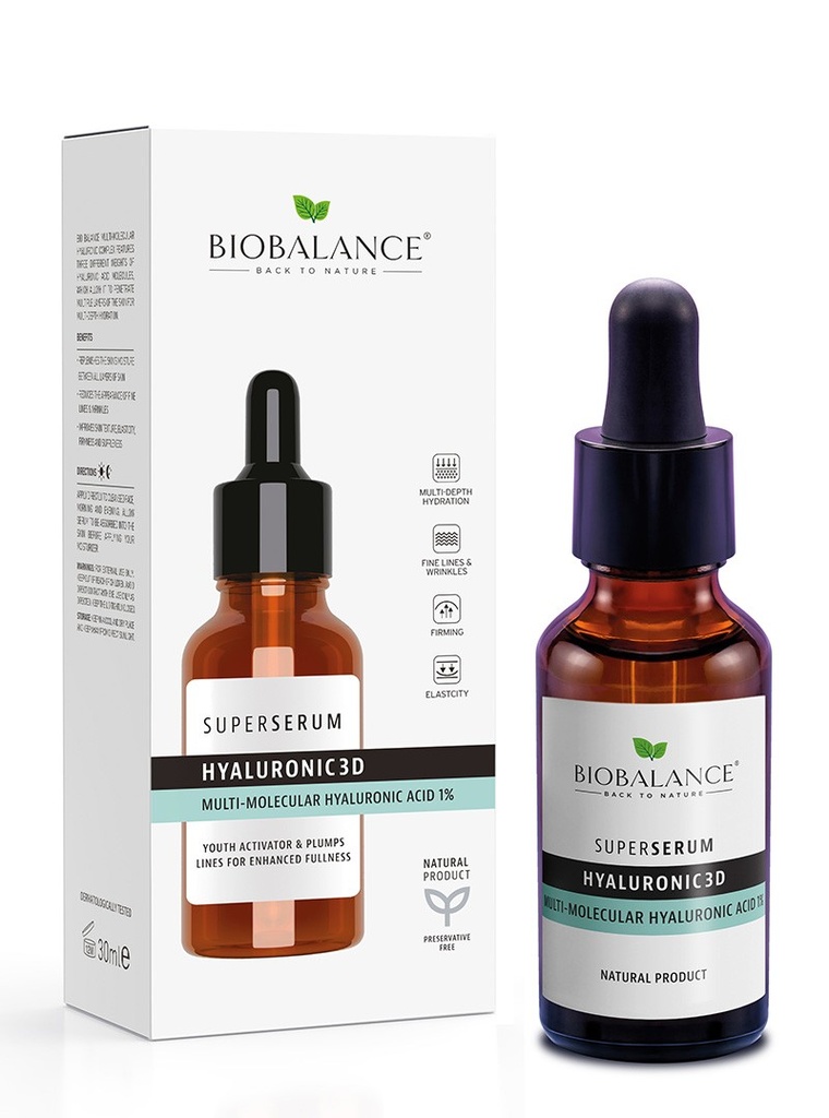 BIOBALANCE SERUM SUPER HYALURONIC 3D 30ML 