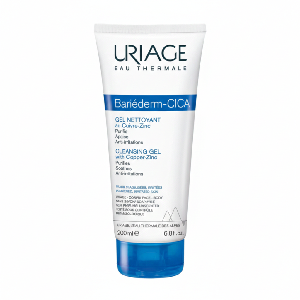 URIAGE BARIEDERM CICA GEL NETTOYANT 200ML