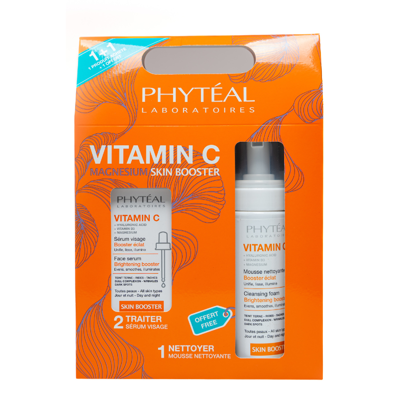 COFFRET PHYTEAL SERUM VIT C+MOUSSE NETT GRATUIT 