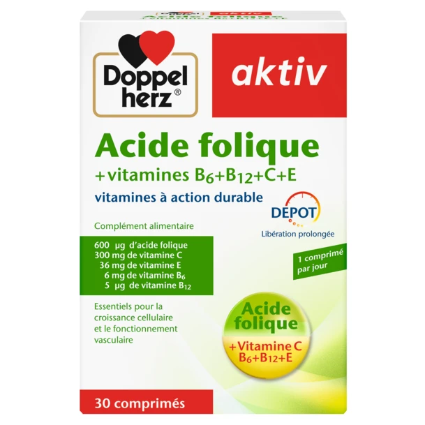 AKTIV ACIDE FOLIQUE VITAMINES B+C+E