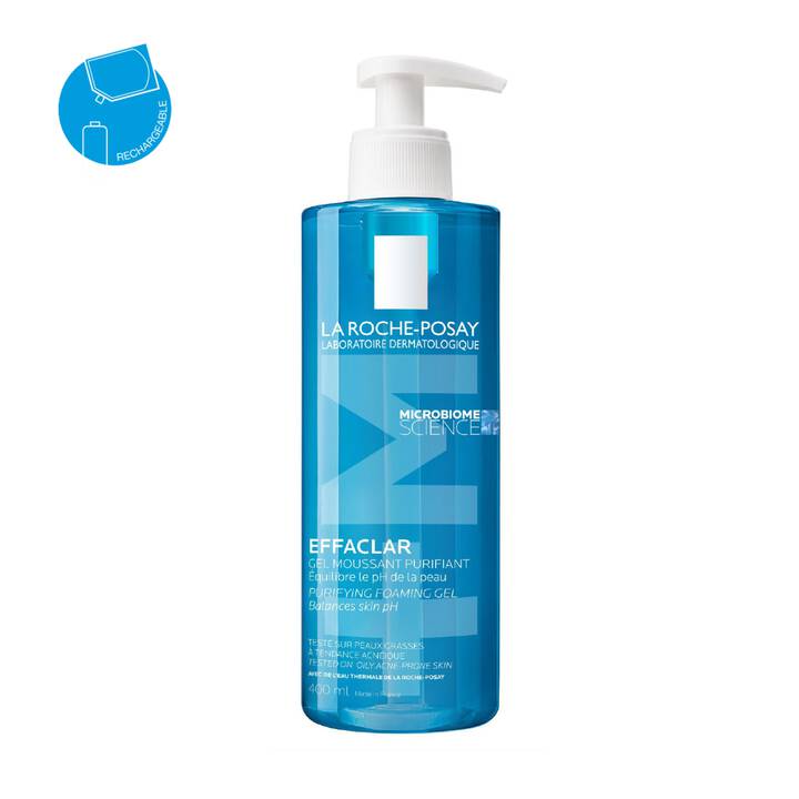 LA ROCHE-POSAY EFFACLAR GEL MOUSSANT PURIFIANT NETTOYANT PEAU GRASSE 400ML 