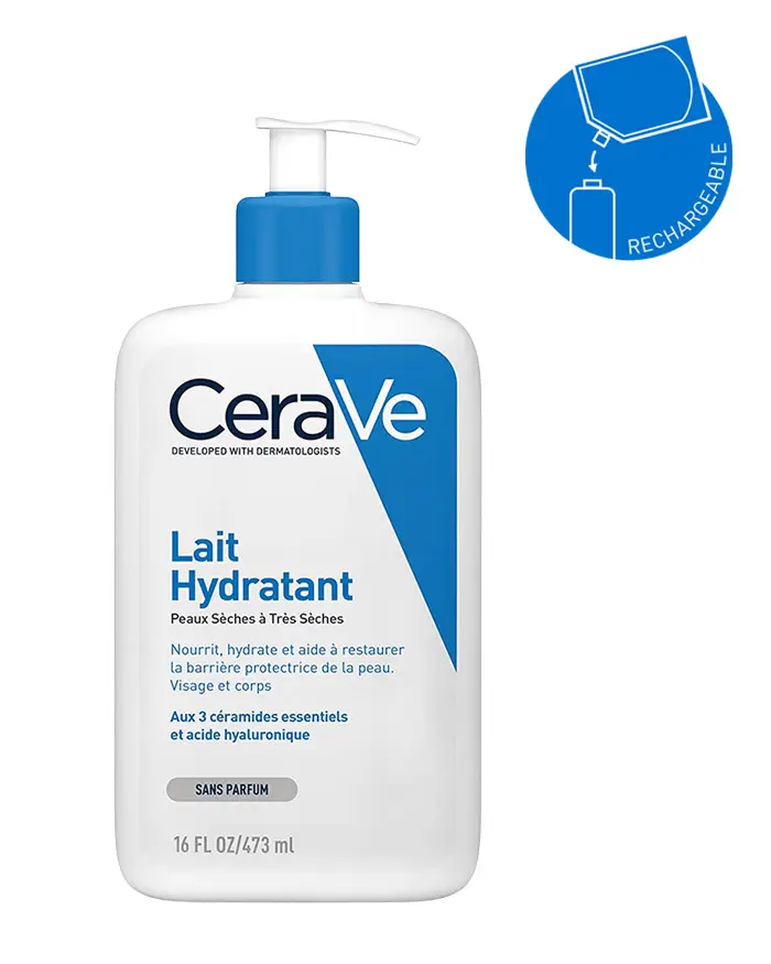 CERAVE LAIT HYDRATANT POUR PEAUX POUR PEAUX NORMALES A SECHES 473ML 