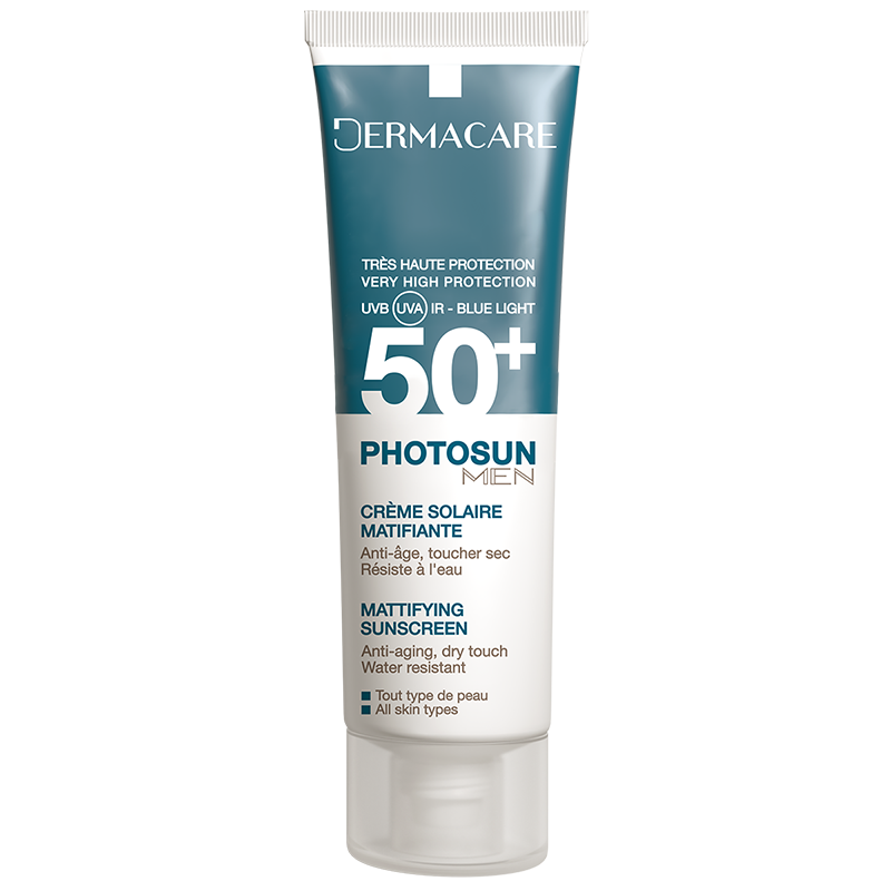 DERMACARE PHOTOSUN MEN CREME SOLAIRE MATIFIANTE SPF50+ 