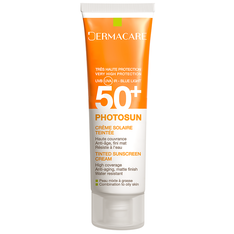 DERMACARE PHOTOSUN FLUIDE MATIFIANT TEINTE 01 SPF50+ 