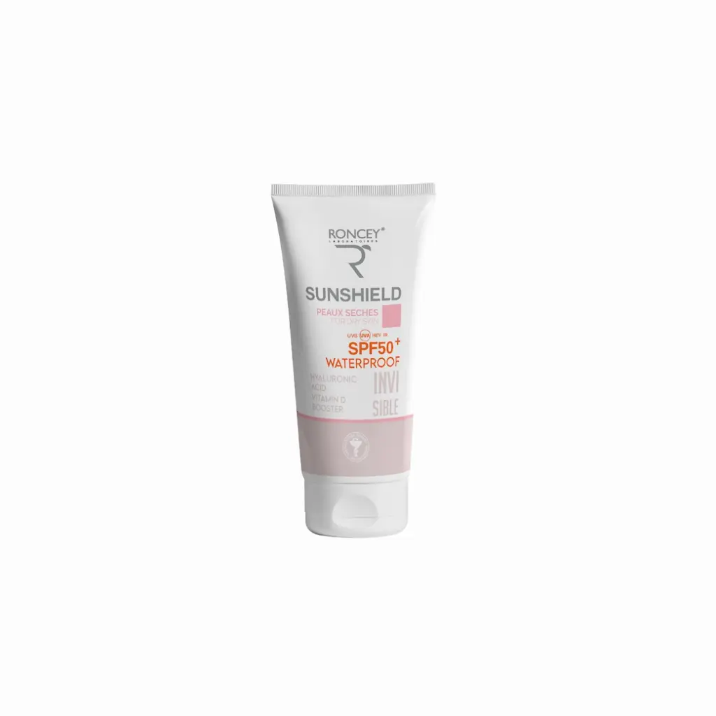 RONCEY SUNSHIELD POUR LES PEAUX SECHES WATERPROOF INVISIBLE SPF50+ 50ML