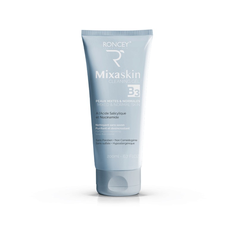 RONCEY MIXASKIN GEL NETTOYANT PEAUX NORMALES A MIXTES 200ML 