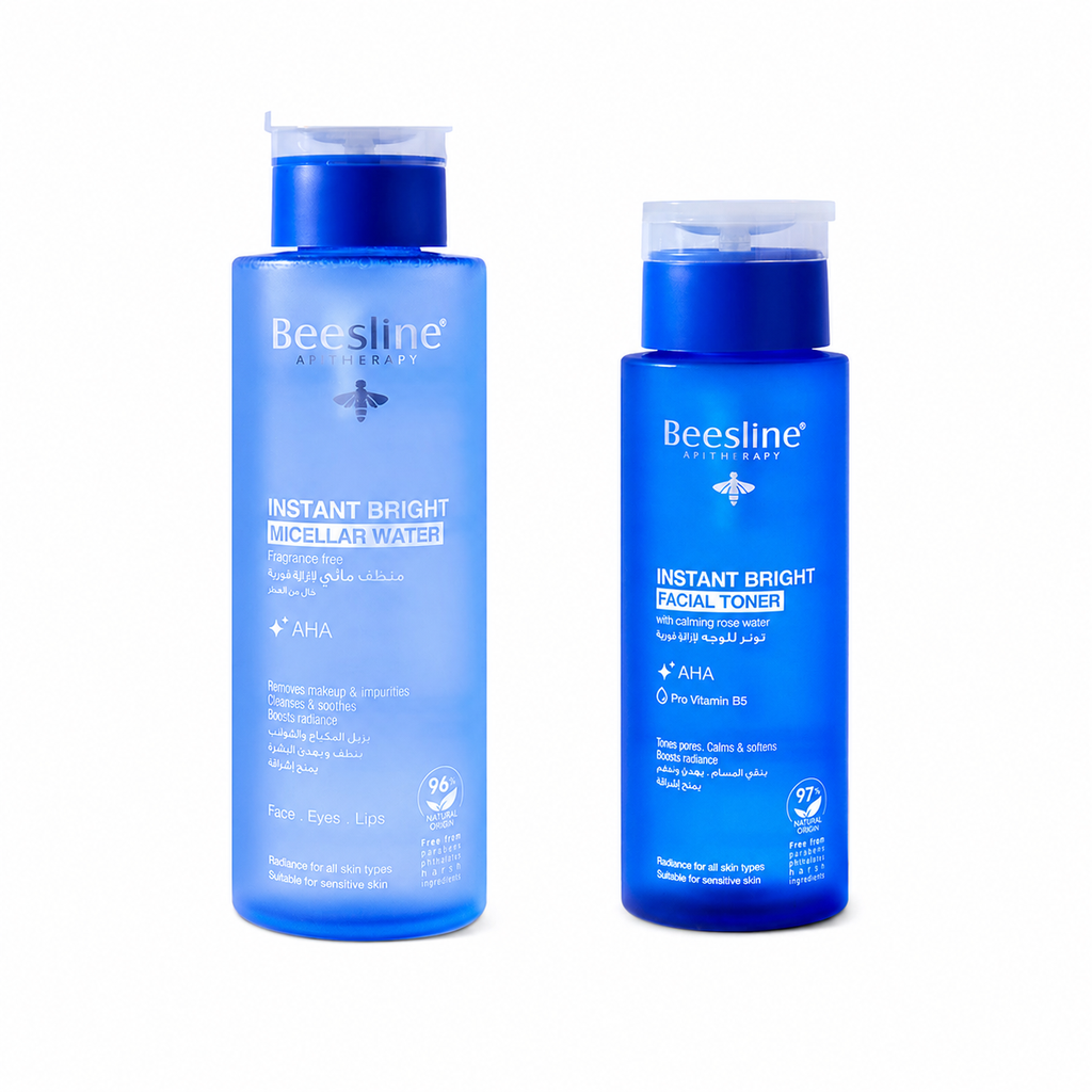 BEESLINE INSTANT BRIGHT MICELLAR WATER+INSTANT BRIGHT FACIAL TONER 