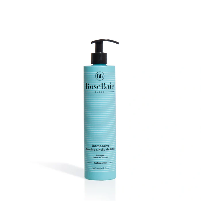 ROSEBAIE SHAMPO RICIN & KERATINE-POUSSE & HYDRATATION REPARER & ACTIVER LA REPOUSSE 