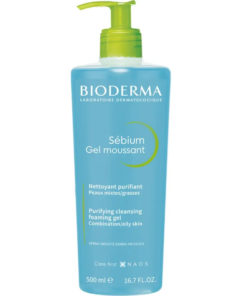 BIODERMA SEBIUM GEL MOUSSANT PURIFIANT POMPE 500ML