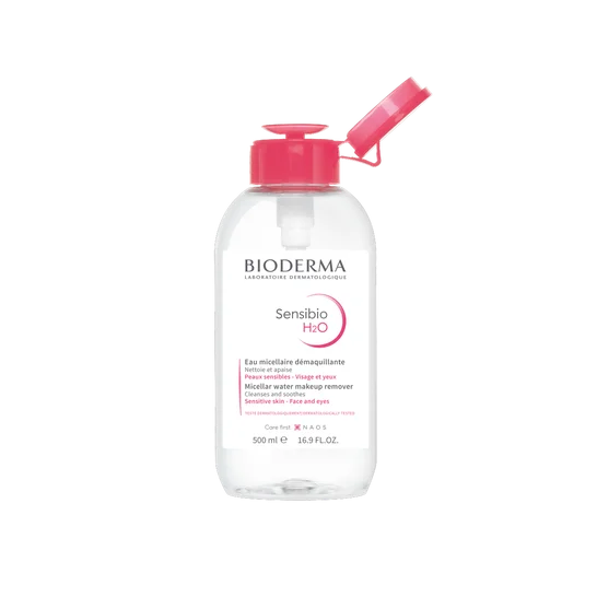 BIODERMA SENSIBIO H2O EAU MICELLAIRE POMPE INVERSEE 500ML