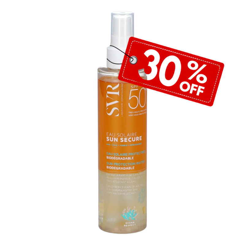 SVR SUN SECURE EAU SOLAIRE SPF50+ 200ML 