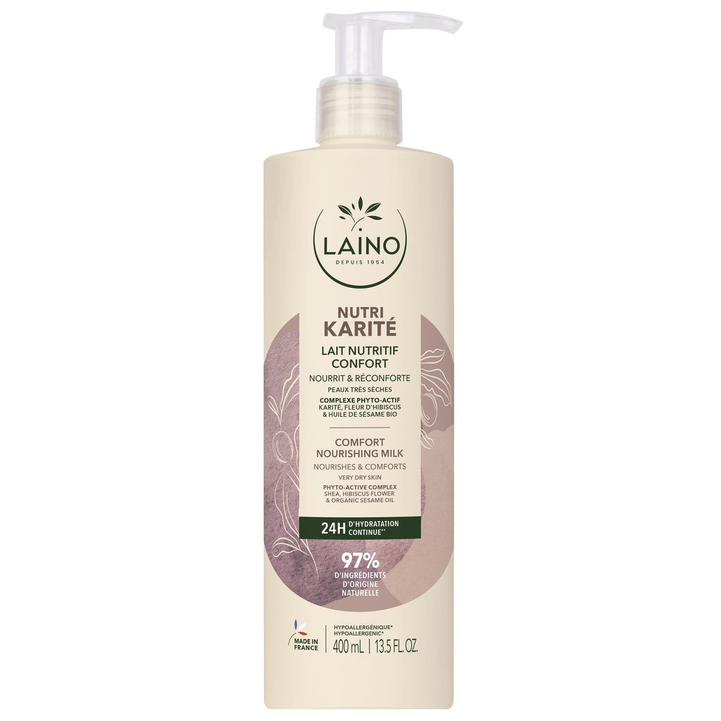 LAINO LAIT NUTRITIF CONFORT KARITE 400ML
