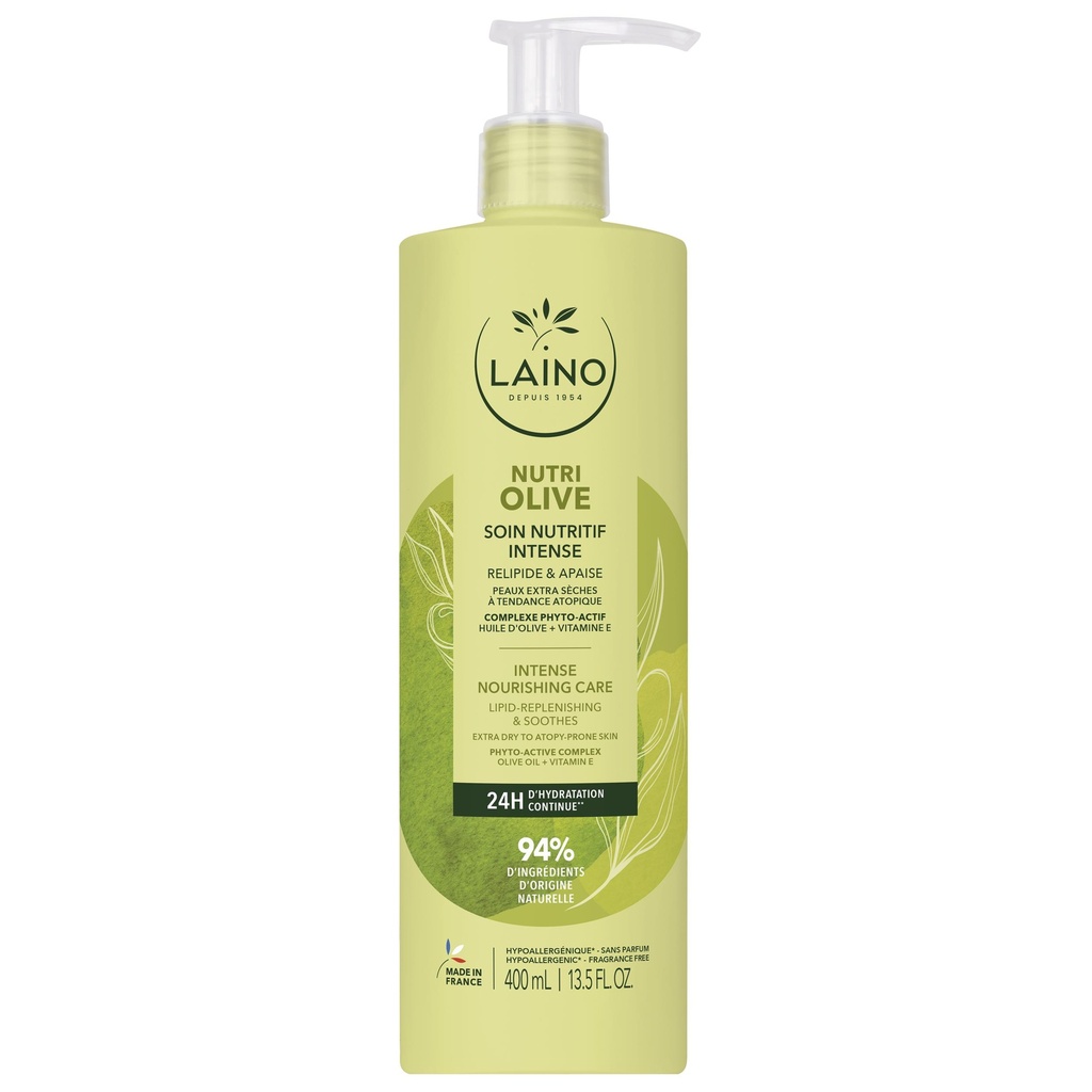 LAINO LAIT NUTRITIF INTENSE EXTRAIT D'OLIVE ET VITAMINE E 400ML