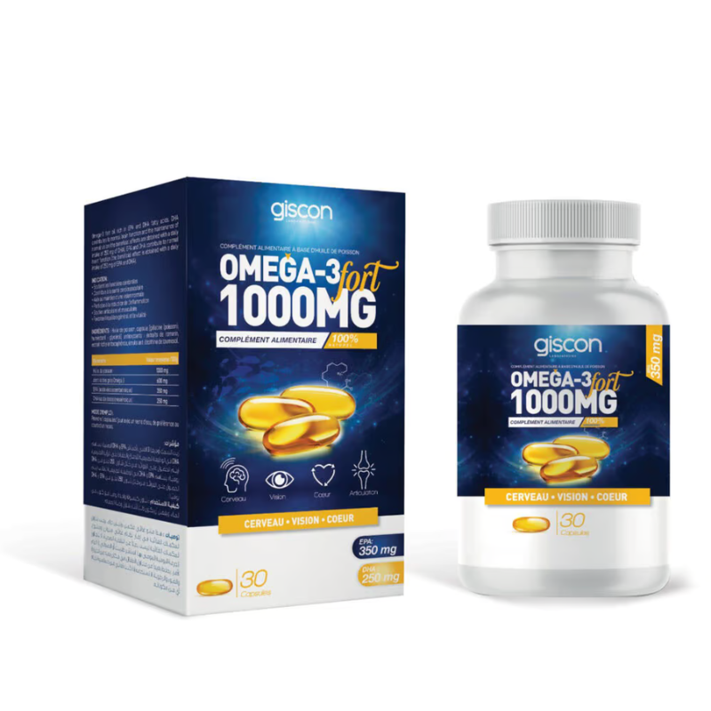 GISCON OMEGA 3 FORT 1000MG 30 CAPSULES