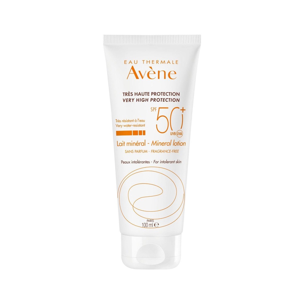 AVENE SOLAIRE LAIT MINERAL TRES HAUTE PROTECTION SPF50+ 100ML