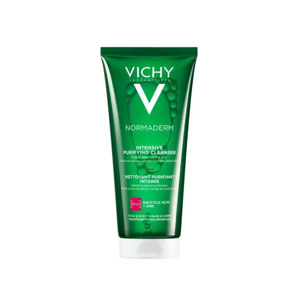 VICHY NORMADERM PHYTOSOLUTION GEL PURIFIANT INTENSE PEAUX GRASSES 200ML