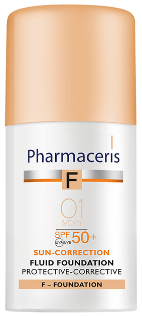 PHARMACERIS FOND DE TEINT SPF50+ (IVORY 1) 30ML