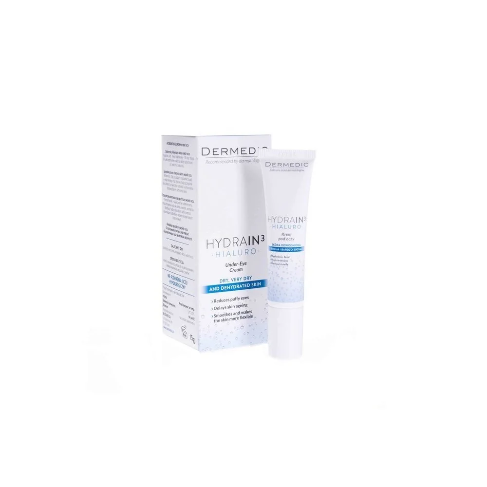 DERMEDIC HYDRAIN 3 CREME CONTOUR DES YEUX HYDRATANT 15ML
