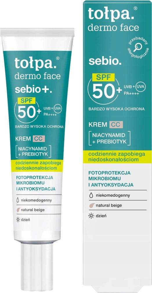 TOLPA DERMO FACE SEBIO CC CREME SPF 50 40ML