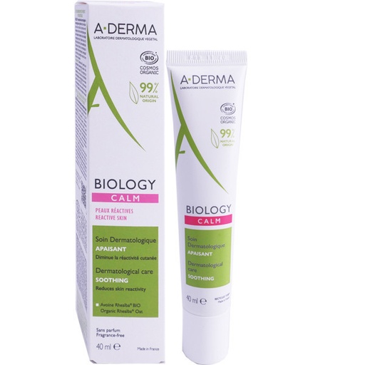 [20231219113632] A-DERMA BIOLOGY CALM SOIN APAISANT PEAUX REACTIVES 40ML