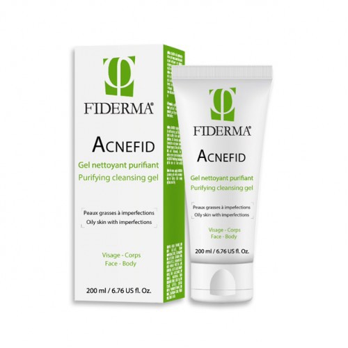 [7649990771229] FIDERMA ACNEFID GEL NETTOYANT PURIFIANT PEAUX GRASSES 200ML