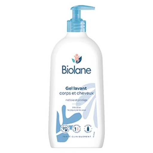 [3286018000448] BIOLANE GEL CORPS ET CHEVEUX 2 EN 1 350ML