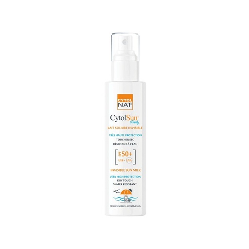 [20230722162236] CYTOLNAT CYTOLSUN LAIT SOLAIRE INVISIBLE FAMILY SPF50+ 200ML