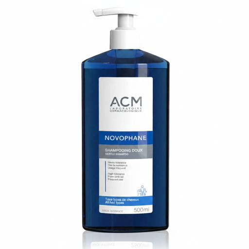 ACM NOVOPHANE SHAMPOOING DOUX TOUS TYPES CHEVEUX 500ML