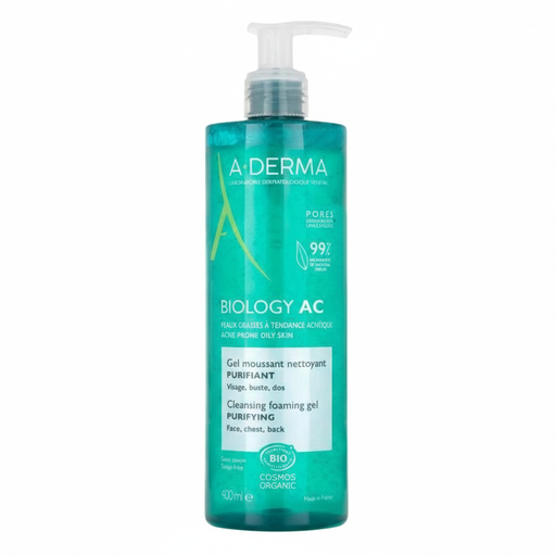A-DERMA BIOLOGY AC GEL MOUSSANT NETTOYANT PURIFIANT 400ML