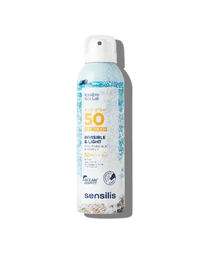 SENSILIS SUN SECRET BODY SPRAY TOUCHER SEC SPF50+ 200ML