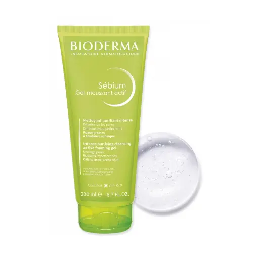 BIODERMA SEBIUM GEL MOUSSANT PURIFIANT TUBE 200ML