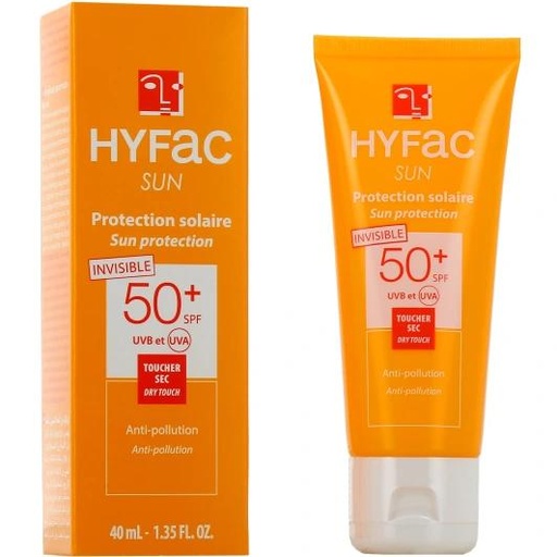 HYFAC SUN PROTECTION SOLAIRE INVISIBLE SPF50 40ML