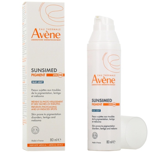 AVENE SUNSIMED PIGMENT BLUE LIGHT SPF50+ 80ML