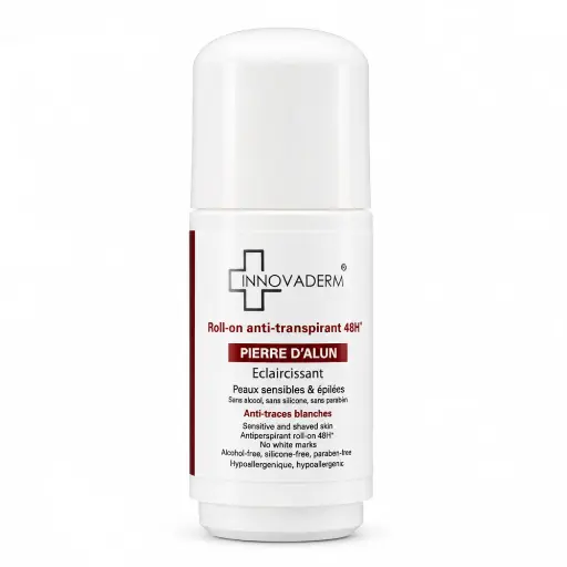 INNOVADERM ROLLON ECLAIRCISSANT ANTI TRANSPIRANT 48H PIERRE D'ALUN